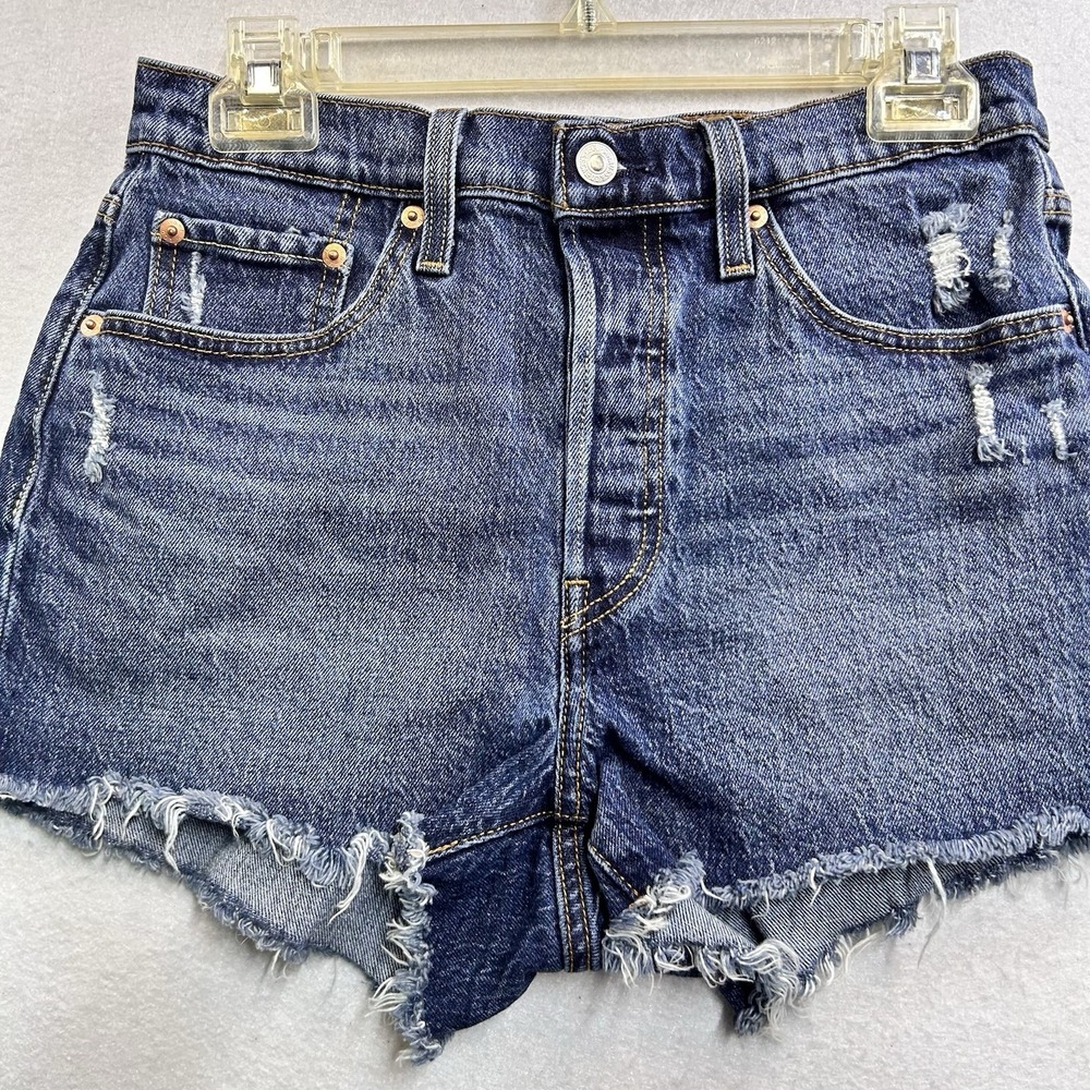 Levi's 501 Cutoff Shorts Women Button Fly Size 28